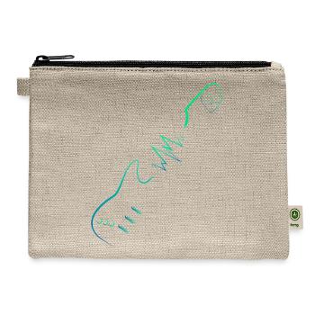 Guitar life - Hemp Carry All Pouch - natural - Front