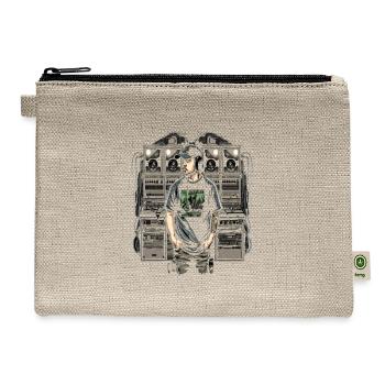 AV Technician Equipment Projector Screen - Hemp Carry All Pouch - natural - Front