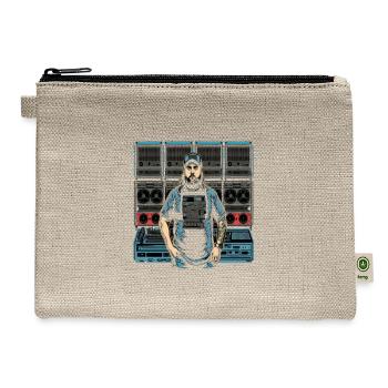 AV Technician Equipment Projector Screen - Hemp Carry All Pouch - natural - Front