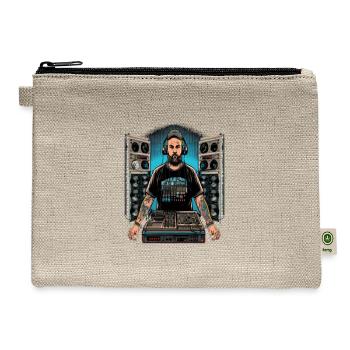 AV Technician Equipment Projector Screen - Hemp Carry All Pouch - natural - Front
