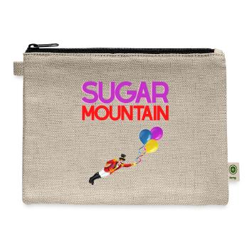 Sugar Mountain Enjoy the Fair and the Candy Floss - Hemp Carry All Pouch - natural - Front