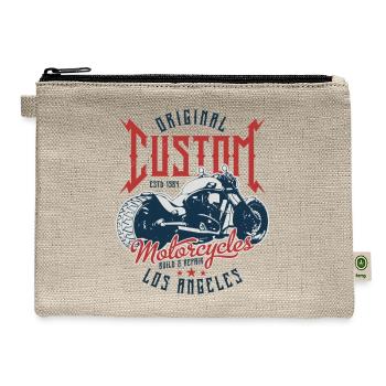 Original Custom Motorcycles - Hemp Carry All Pouch - natural - Front