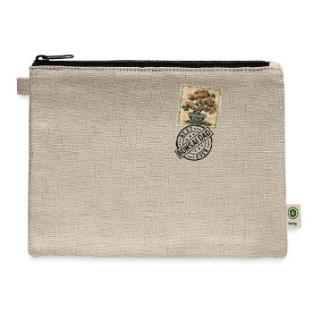 Bonsai-Dad Bonsai tree bonsai-plants Bonsai-Stamp - Hemp Carry All Pouch - natural - Front