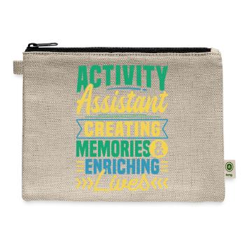 Activity Assistant Appreciation - Hemp Carry All Pouch - natural - Front