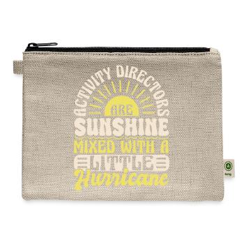 Activity Director Appreciation - Hemp Carry All Pouch - natural - Front
