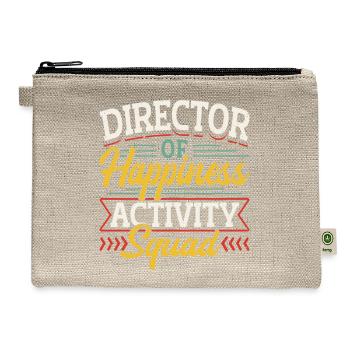 Activity Director Appreciation - Hemp Carry All Pouch - natural - Front