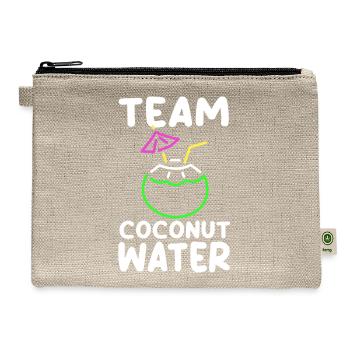 Team Coconut Water - Hemp Carry All Pouch - natural - Front