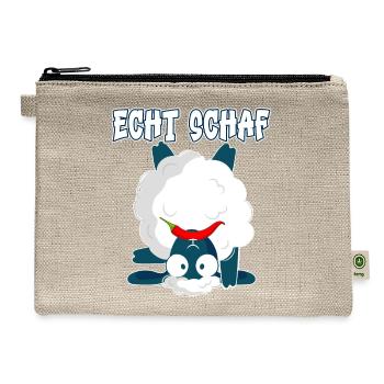 Sheep North German Lamb Shepherd - Hemp Carry All Pouch - natural - Front