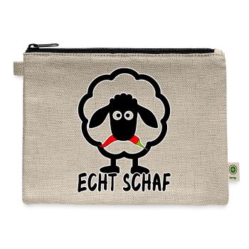 Sheep North German Lamb Shepherd - Hemp Carry All Pouch - natural - Front