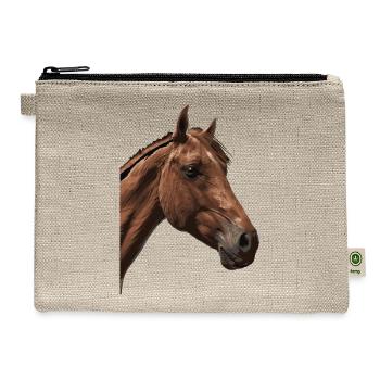 Horse - Hemp Carry All Pouch - natural - Front