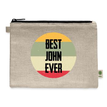 Best John Ever - Hemp Carry All Pouch - natural - Front