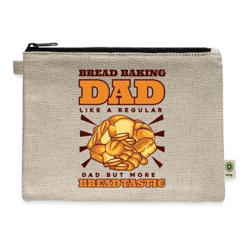 Bread Baking Dad More Breadtastic Bread Dough - Hemp Carry All Pouch - natural - Front