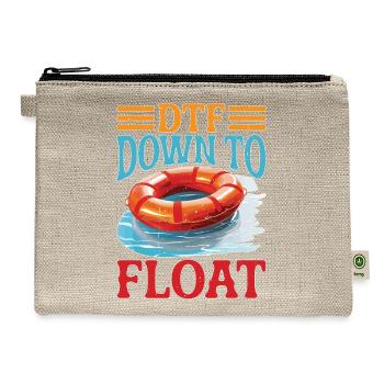 DTF Down To Float - Hemp Carry All Pouch - natural - Front