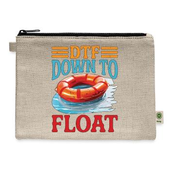 DTF Down To Float - Hemp Carry All Pouch - natural - Front