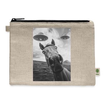 Horse - Hemp Carry All Pouch - natural - Front