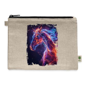 Horse - Hemp Carry All Pouch - natural - Front
