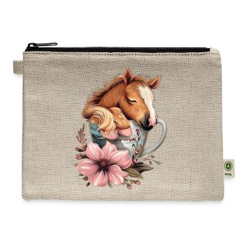 Horse - Hemp Carry All Pouch - natural - Front