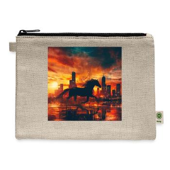 Horse - Hemp Carry All Pouch - natural - Front