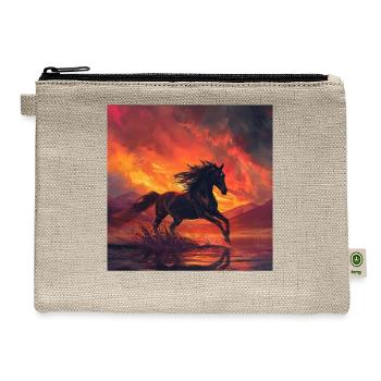 Horse - Hemp Carry All Pouch - natural - Front