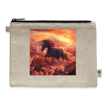 Horse - Hemp Carry All Pouch - natural - Front