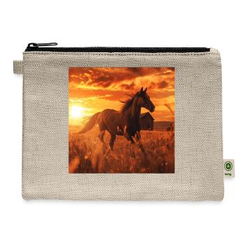 Horse - Hemp Carry All Pouch - natural - Front