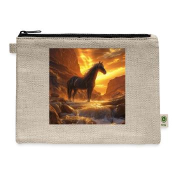 Horse - Hemp Carry All Pouch - natural - Front
