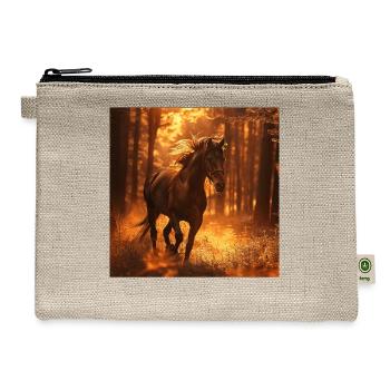 Horse - Hemp Carry All Pouch - natural - Front