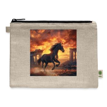 Horse - Hemp Carry All Pouch - natural - Front