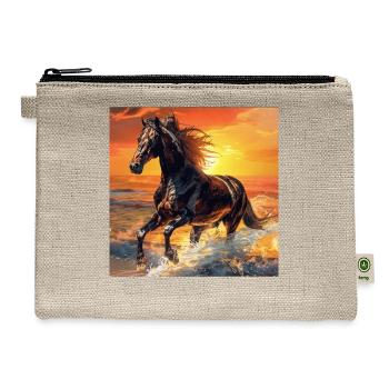 Horse - Hemp Carry All Pouch - natural - Front