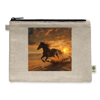 Horse - Hemp Carry All Pouch - natural - Front