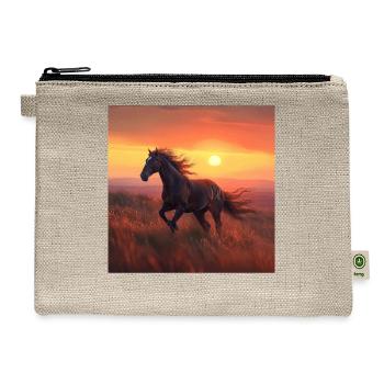 Horse - Hemp Carry All Pouch - natural - Front
