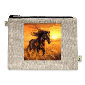 Horse - Hemp Carry All Pouch - natural - Front
