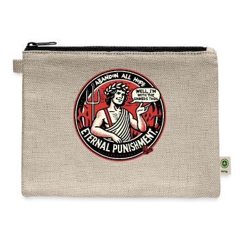 Dante in Eternal Punishment - Hemp Carry All Pouch - natural - Front
