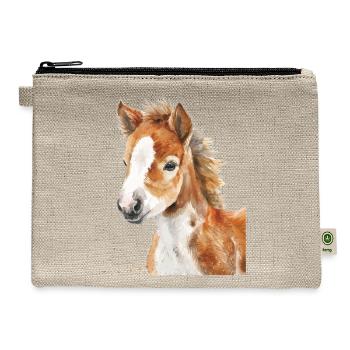 Horse - Hemp Carry All Pouch - natural - Front