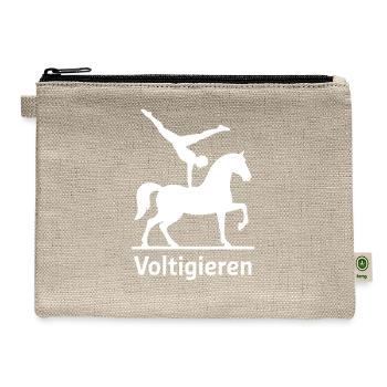 Voltigieren Equestrian Elegance Horse Performance - Hemp Carry All Pouch - natural - Front