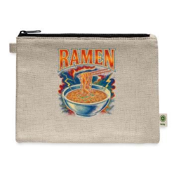 Ramen Favorite Food Funny Weird 90s Ramen - Hemp Carry All Pouch - natural - Front