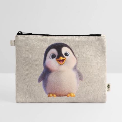Joyful Baby Penguin - Hemp Carry All Pouch