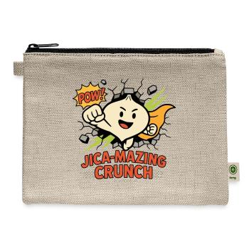 Jica-Mazing Crunch Hero - Hemp Carry All Pouch - natural - Front