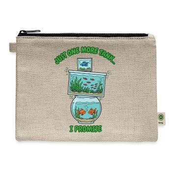 Just One More Tank - Hemp Carry All Pouch - natural - Front