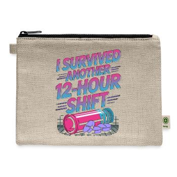 Retail Pharmacist I Survived Another Pharmacy Care - Hemp Carry All Pouch - natural - Front