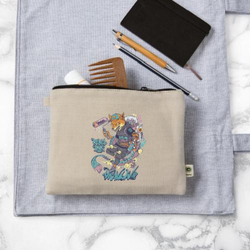 Kitsune Street Rebel - Hemp Carry All Pouch