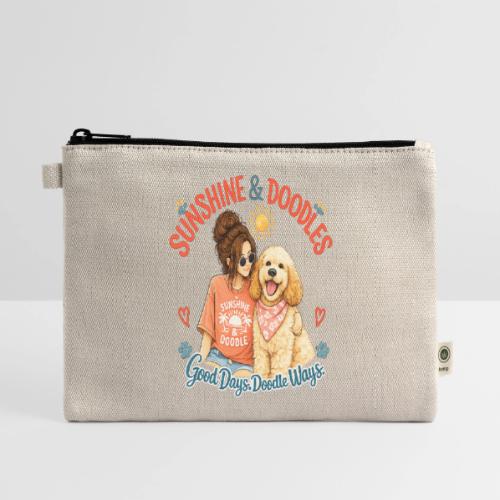 Sunshine & Doodles – Good Days, Doodle Ways - Hemp Carry All Pouch