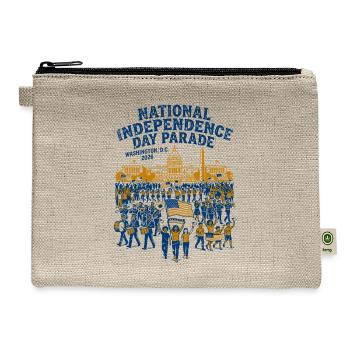 Washington DC Independence Day Parade 2026 - Hemp Carry All Pouch - natural - Front