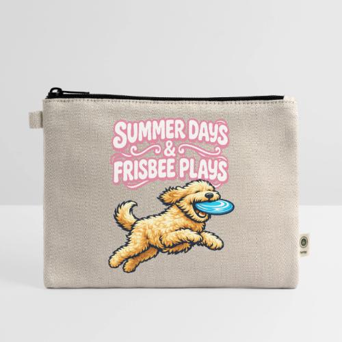 Summer Days & Frisbee Plays - Hemp Carry All Pouch