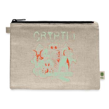 Cryptid Kin Palette Tee - Hemp Carry All Pouch - natural - Front