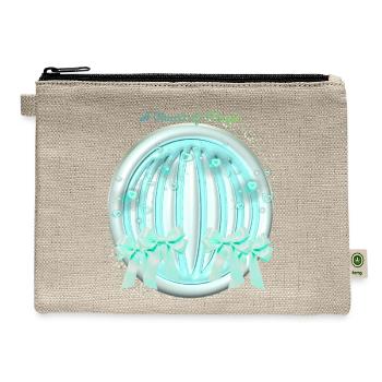 A Touch of Magic Orb - Hemp Carry All Pouch - natural - Front