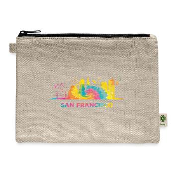San Franciscans Skyline San Francisco - Hemp Carry All Pouch - natural - Front