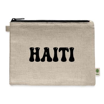 haiti 01 - Hemp Carry All Pouch - natural - Front