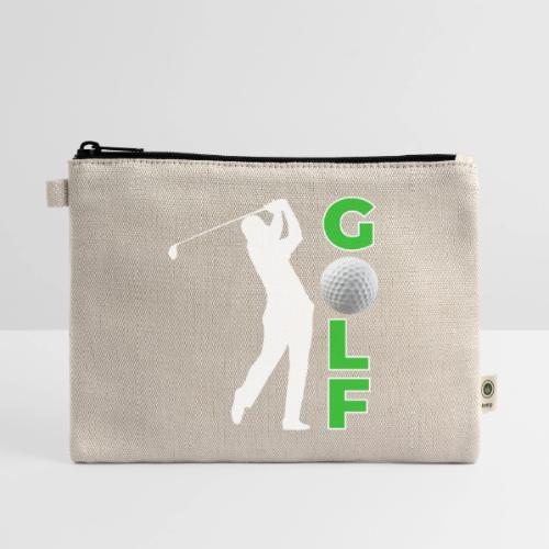 Golf: Classic Golf Motion - Hemp Carry All Pouch