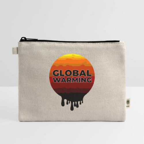 Global warming - Hemp Carry All Pouch